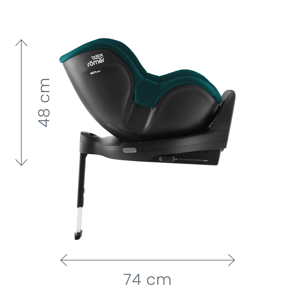 Вид сбоку автокресла BRITAX RÖMER DUALFIX PRO M