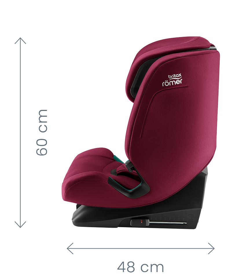 Автокресло Britax Römer Evolvafix, вид сбоку
